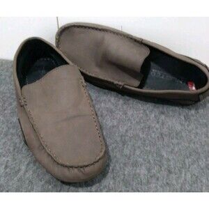 Kenneth Cole Unlisted - Mens Slip-on Loafers Driving Shoes - Sz 10 Brown Leather